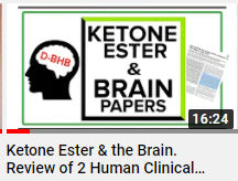 Ketone Ester and the human brain. How it works. Clinical trials reviewed.