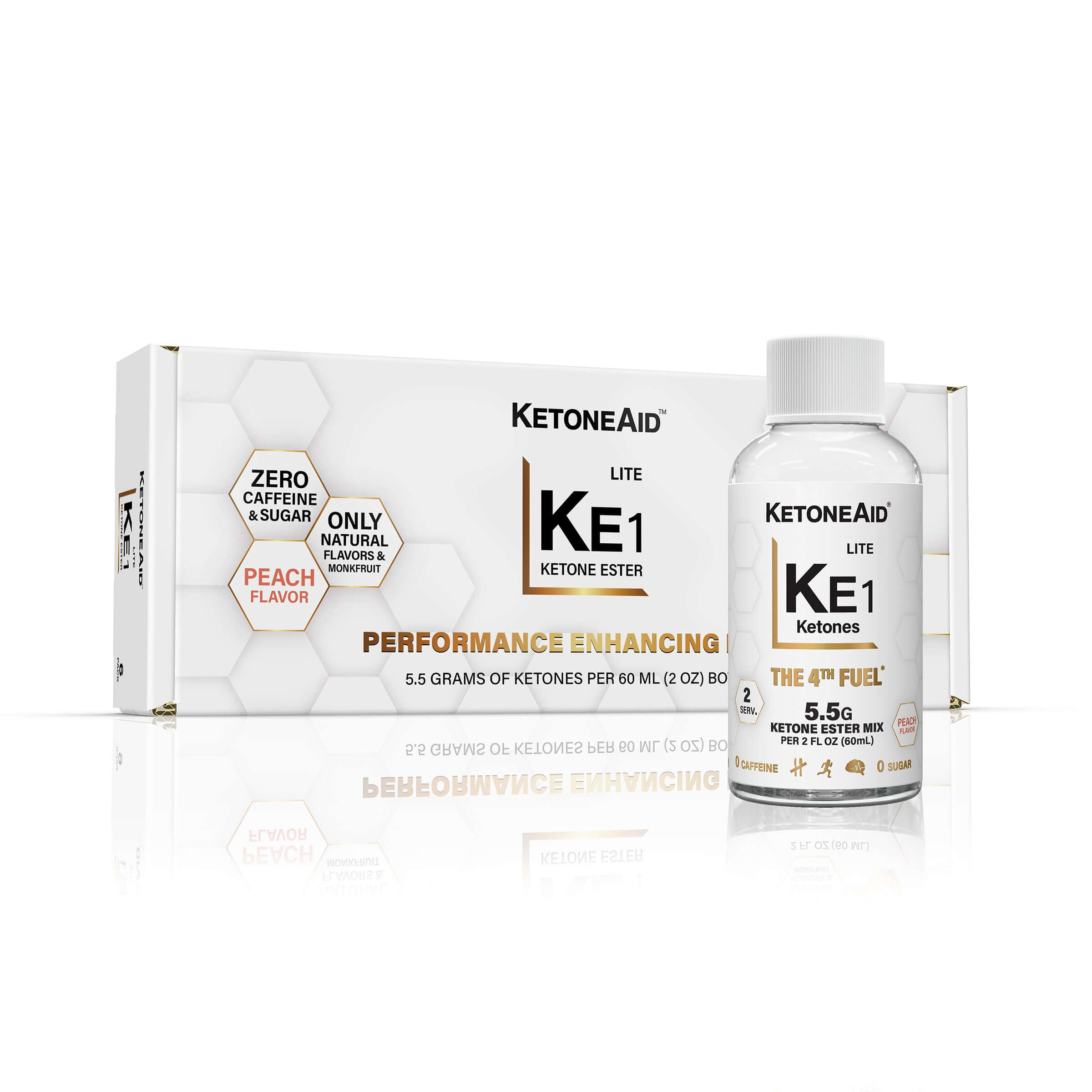 Mezcla de éster cetónico y sal cetónica KetoneAid KE1 Lite (compre con Prime)