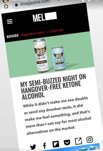 Hard Ketones with Ketohol, Real Buzz | No Booze (not in EU)